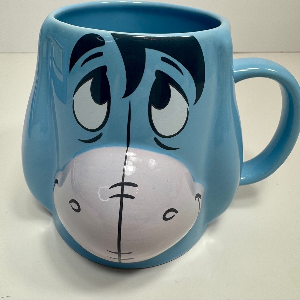 NWT. Disney x Hallmark Winnie the Pooh Eeyore Sculpted Mug, 19 oz.